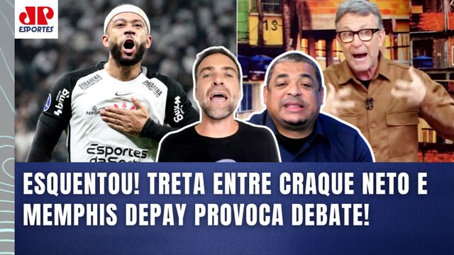 OLHA QUE LOUCURA! O Memphis Depay ATACOU o Neto, que FALOU AO VIVO que... TRETA no Corinthians!