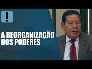 "Todo mundo tem mandato, por que não no Judiciário?", questiona Hamilton Mourão