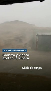 Tormentas de granizo y fuertes vientos azotan la Ribera