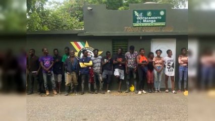 Migrantes haitianos interceptados en Montecristi y Dajabón