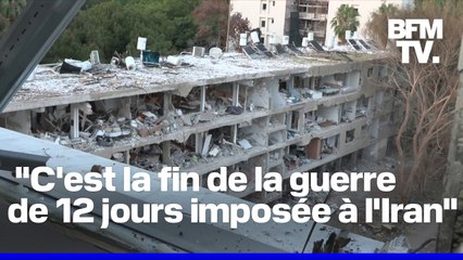Israël-Iran: le président iranien annonce "la fin de la guerre de 12 jours imposée" à son pays