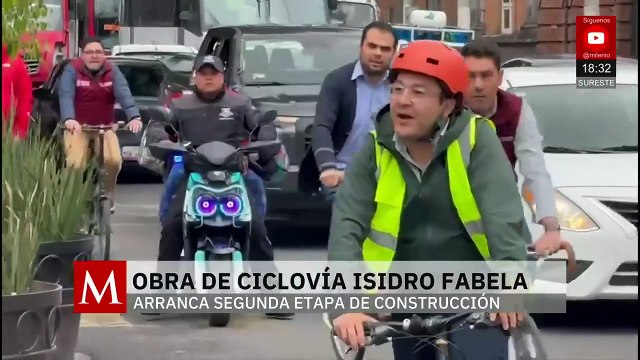 En Toluca, la Semov comienza la segunda etapa de construcción de la ciclovía de Isidro Fabela