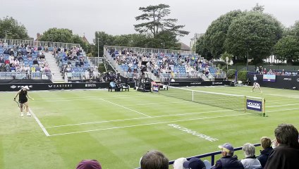 Sussex star Sonay Kartal knocked out of the Lexus Eastbourne Open