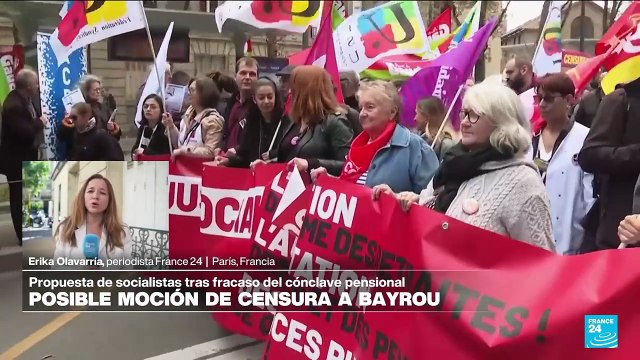 Informe desde París: socialistas presentarán moción de censura contra Bayrou