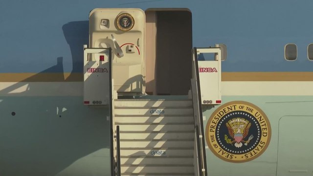 CAOS EN LA LLEGADA DEL AIR FORCE ONE: La REACCIÓN LOCA de Trump ante las ráfagas de viento