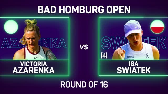 Swiatek starts grass-court season with win over Azarenka