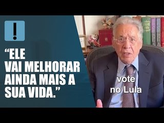 FHC evoca Plano Real para pedir voto em Lula