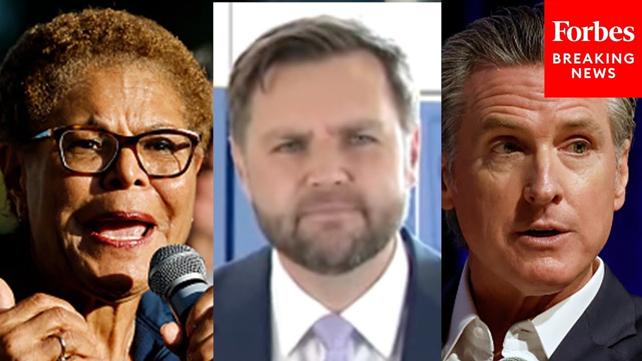 Vice President JD Vance: ‘Gavin Newsom And Karen Bass, They Decided To Go To War Against The People'