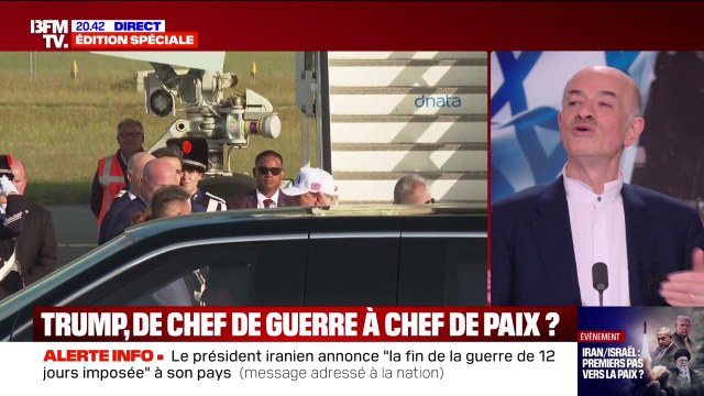 Fin de la guerre entre Israël et l'Iran: pour Alain Bauer, professeur de criminologie, Donald Trump est l'unique vainqueur évident