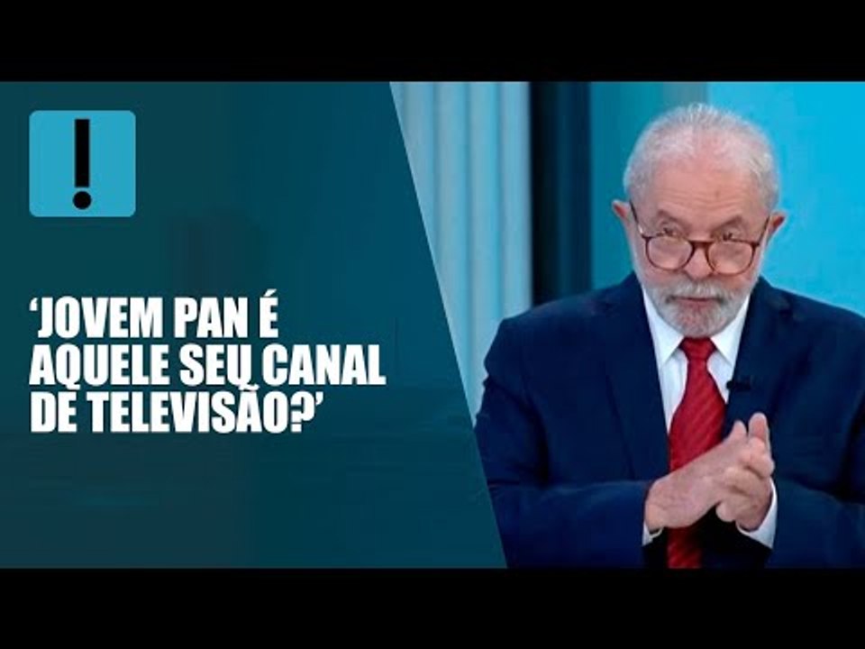 "Jovem Pan é aquele seu canal de televisão?", questiona Lula a Jair Bolsonaro em debate da Globo