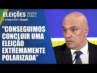 No TSE, Moraes proclama vencedores e celebra conclusão de "eleição polarizada"