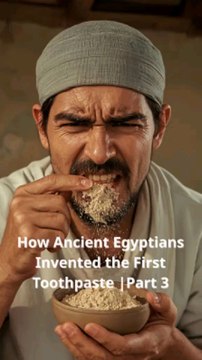 Boring history for sleep! How Ancient Egyptians invited the first toothpaste part 3 #historytok