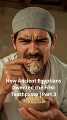Boring history for sleep! How Ancient Egyptians invited the first toothpaste part 3 #historytok