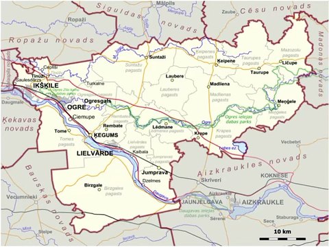 Map of Ogre Municipality. Peta Munisipalitas Ogre. Ogre Municipality Map. Map of Municipality of Ogre. Municipality of Ogre Map. Ogres Novada Karte. Mapa Do Município De Ogre. Carte de Municipalité d'Ogre. Mapa del municipio de Ogre. Mapa gminy Ogre
