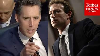 Hawley: 'I'll Never Forget Mark Zuckerberg Sitting Right Down There...'