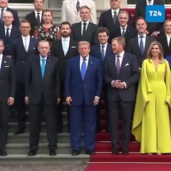 Erdoğan'dan NATO Zirvesi'nde Trump'la yan yana poz