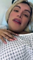 Wendy Guevara en el hospital