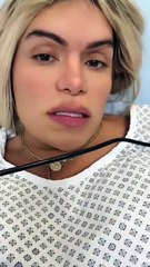 Wendy Guevara en el hospital