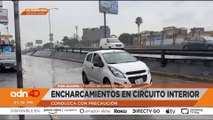 ¡Precaución! Fuerte lluvia causa encharcamientos en Circuito Interior