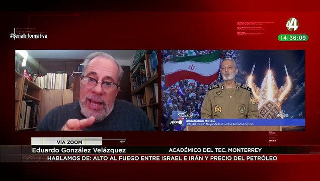 Eduardo González habla sobre el alto al fuego entre Israel e Irán y el precio del petróleo