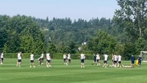 Inter, l'allenamento in vista della sfida con il River Plate