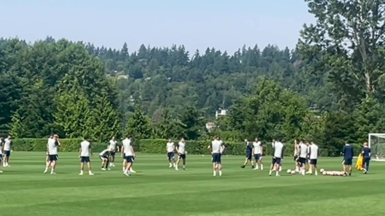 Inter, l'allenamento in vista della sfida con il River Plate
