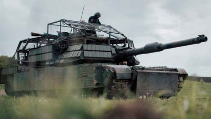 Ukrainalainen Abrams-taistelupanssarivaunu tuhoutui Lancet-lennokki-iskussa Sumyn alueella
