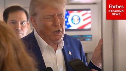 Trump Asked Straight-Out: 'Do You Want To See Regime Change In Iran?'
