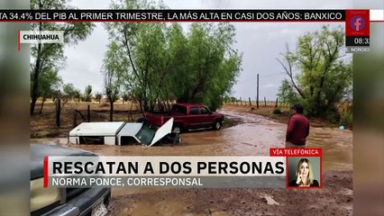 Lluvias causan inundaciones en Chihuahua; se registran muertos