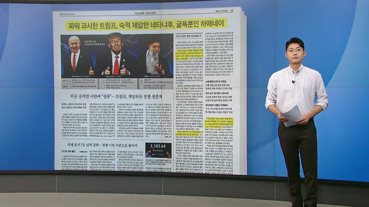 [스타트 브리핑] 파워 과시한 트럼프, 숙적 제압한 네타냐후, 굴욕뿐인 하메네이 / YTN
