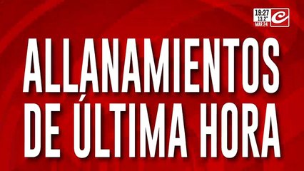 Allanamientos de última hora en el barrio "El Gardel": buscan al resto de la banda