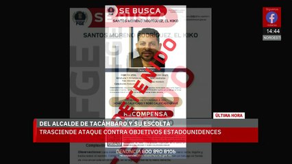 Autoridades detienen a presunto homicida del alcalde de Tacámbaro y su escolta