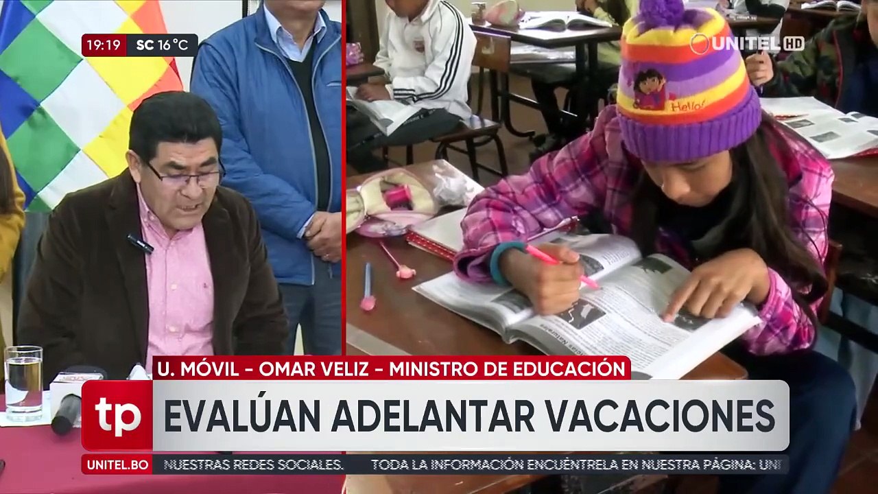 Adelantan la vacación en Santa Cruz y se cambia a la modalidad a distancia en municipios con sarampión