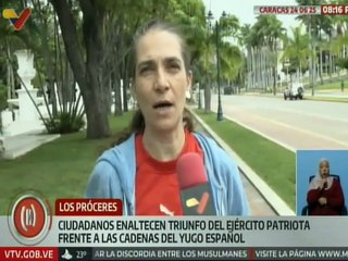 Ciudadanos enaltecen el triunfo patriótico en la Batalla de Carabobo