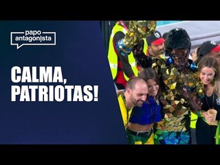 Eduardo Bolsonaro é flagrado curtindo a Copa do Mundo | Papo Antagonista