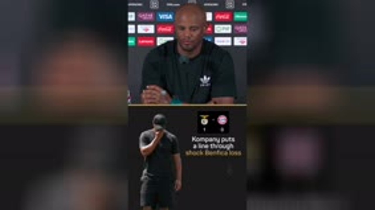 Kompany urges side to forget about shock Benfic...