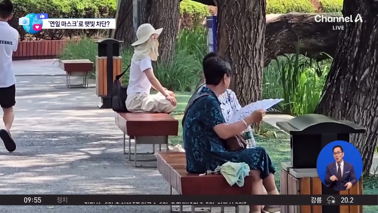 [앉아서 세계 속으로]‘연잎 마스크’로 햇빛 차단?