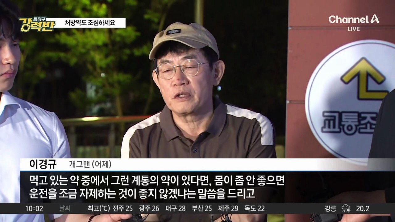 [돌직구 강력반]경찰, 이경규 ‘약물 운전 혐의’ 정식 입건