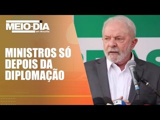 "Só vou indicar ministros após o dia 12", diz Lula em coletiva de imprensa