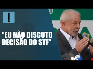 Lula sobre orçamento secreto no STF: “Como eu posso falar do STF?”