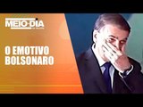 Jair Bolsonaro chora, mas não fala | Meio-dia em Brasília