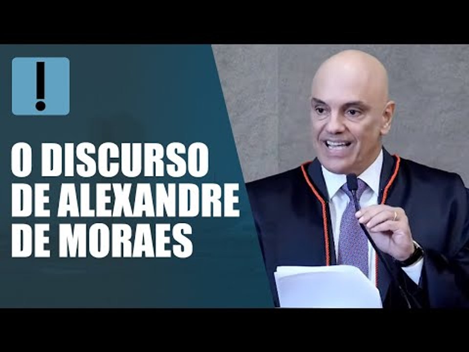 Alexandre Moraes: "Responsáveis por ataques antidemocráticos serão responsabilizados"