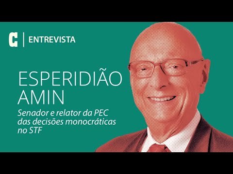 Esperidião Amin: “Há um exagero de decisões monocráticas” no STF