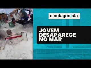 Um jovem de 16 anos desapareceu durante a ressaca na orla de Ipanema neste domingo