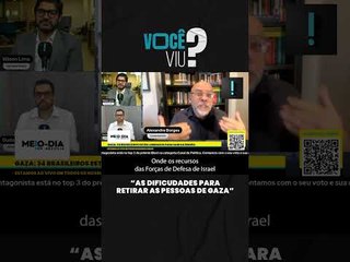 "As dificuldades para retirar as pessoas de Gaza" #Shorts