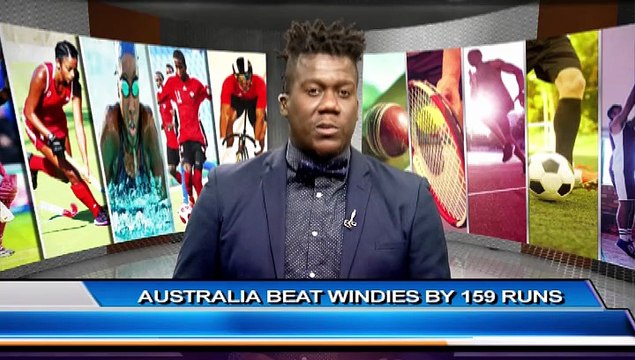 WINDIES V AUS 1ST TEST: AUSTRALIA BEAT WINDIES BY 159 RUNS