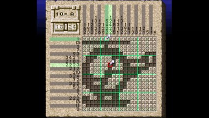 マリオのスーパーピクロス　スーパーファミコン（Mario no Super Picross　SUPER Famicom）ステージ10_1