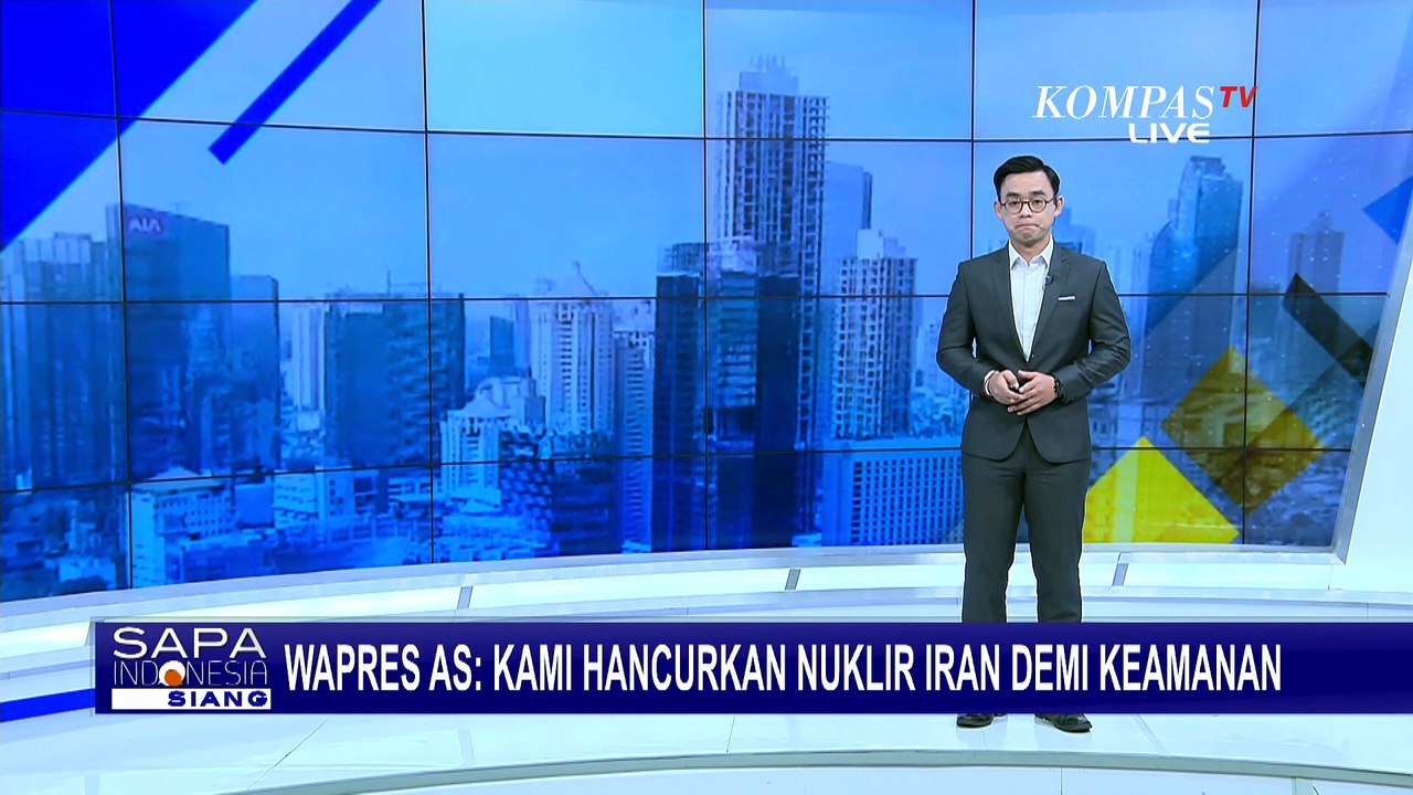 Wapres Vance Buka Suara soal Alasan AS Serang Situs Nuklir Iran, Demi Keamanan Dunia?