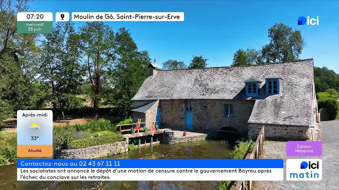 25/06/2025 - ici matin par ici Mayenne en vidéo