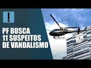 Polícia prende quatro por atos de vandalismo em Brasília